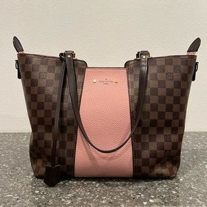 SOLD 🌸 Damier Ebene Jersey Magnolia tote